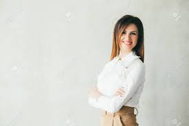 Download alle foto's en gebruik ze zelfs voor commerciële projecten. Successful Business Woman Closeup Portrait Of Smart Cheerful Brunette Young Lady In Formal Outfit Copy Space Stock Photo Picture And Royalty Free Image Image 121138205