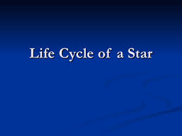 Life Cycle Of Stars
