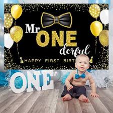 Use them in commercial designs under lifetime, perpetual & worldwide rights. Buy Boys 1st Birthday Mr Onederful Party Decoration Photography Backdrop Boy Toddler Little Man First Birthday Cake Table Decor Banner Black Online In Indonesia B086m6byfb