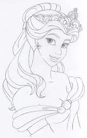 Disney S Belle Disney Princess Coloring Pages Disney Drawings Sketches Disney Princess Drawings