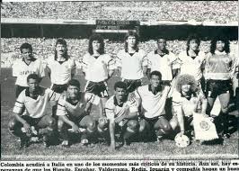 Argentina, italia, brasil, alemania, bélgica e inglaterra, fueron los elegidos por su desempeño en el certamen de 1986. Seleccion De Futbol De Colombia 1990 Comprar Carteles De Futbol Antiguos En Todocoleccion 32581217