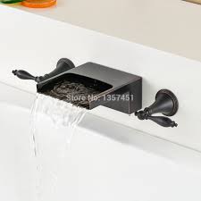 Do you think delta bathroom faucets oil rubbed bronze appears nice? Oil Rubbed Bronze Bathroom Basin Faucet Waterfall Sink Mixer Tap Wall Mount Faucets Plumbing Fixtures