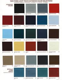 Exterior Paint Codes Garys Garagemahal The Bullnose Bible