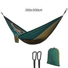 Big brands factory outlet llc. Multifunctional Double Lightweight Camping Amp Garden Hammocks Outdoor And Indoor Use Size 300x200cm Camel Deep Green Buy Online In Andorra At Andorra Desertcart Com Productid 42238692