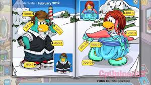 Club penguin codes and club penguin book codes. Club Penguin February 2012 Clothing Catalog Cheats Youtube