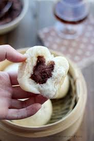Homemade Red Bean Buns Dou Sha Bao China Sichuan Food Food Red Beans Baby Food Recipes