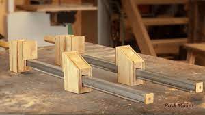 The 2 x 4 will make up the majority of the lumber that you use on this project. Homemade Wood Bar Clamps Made Easy Brilliant Diy