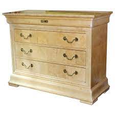5 out of 5 stars. Henredon Charles X Collection Burl Wood Brass Dresser Nightstand 3 Drawers Dresser As Nightstand Burled Wood Henredon