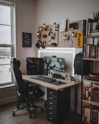 Doing so opened up square footage in the center of the space making the room feel open and airy instead. A Truly Inspiring Minimalist Home Office Setup Minimal Desk Setups