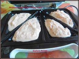 The process of cooking a cake with a charcoal stove is more straightforward than most people could imagine. Strawberry Sandwich Toaster Cake Bakingbloggers Sneha S Recipe