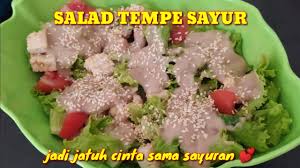 Resep salad sayuran untuk ibu hamil. Resep Salad Tempe Sayur Vegetable Tempe Salad Youtube