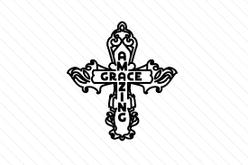 See more of free cross stitch patterns on facebook. Amazing Grace In Cross Svg Cut File By Creative Fabrica Crafts Creative Fabrica