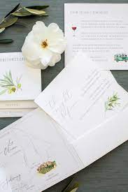 This Santa Barbara Vineyard Wedding Featured A Mix Of Earthy Textures Box Wedding Invitations Foil Print Invitation Wedding Invitations