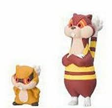 Its abilities are run away and keen eye. Pokemon B W 1 40 Scale Figures Minezumi Patrat Miruhog Watchog On 2in Base Ebay