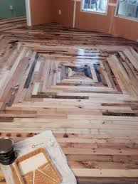 Pallet Flooring Cheaper Than Wood Diy Diy Wood Floors Pallet Floors Pallet Diy