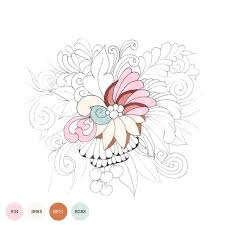 Zendoodle цветы. Пошаговый урок – sketchmarker.ru