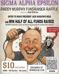 Hey everyone 🚨 Paddy Murphy week is just around the corner! Here is the  design for our new shirts, which are now available for purchasing! We  encourage everyone to buy a shirt,