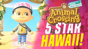 This 5 Star Hawaiian Paradise Animal Crossing New Horizons Island Tour Animal Crossing Island Tour New Animal Crossing