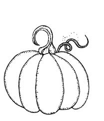 Blank pumpkin printable coloring page Free Printable Pumpkin Coloring Pages For Kids