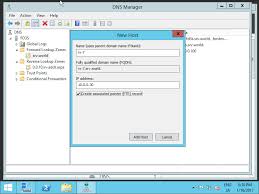 Windows Server 2012 R2 Dns Server Add A Ptr Record Server World
