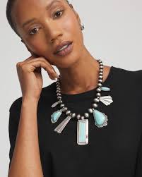 Chico's Antique Turquoise Motif Stretch Ring at MarketFair Shoppes in  Princeton, NJ