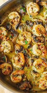 Pesto Shrimp With Mushrooms Seafood Dinner Shrimp Recipes For Dinner Recipes