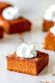 Healthy bar & brownie recipes. Pumpkin Banana Cake Bars The Toasted Pine Nut