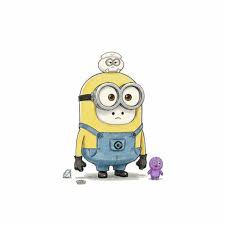 ミニオンの仲間になって... #ミニオンの日 #エッセイ #癒しイラスト #児童書 #絵本 #ゆるキャラ #ゆるかわ #哲学