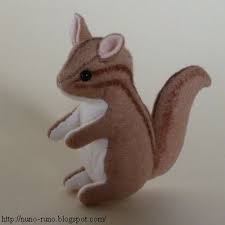 Chipmunk Ausgestopfte Tiere Nahen Schnittmuster Fur Stofftiere Filztiere
