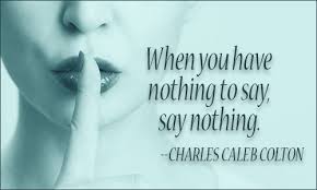 Image result for SILENCE