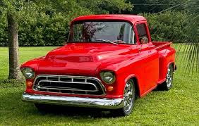 Image result for Light Red 1955 Truck