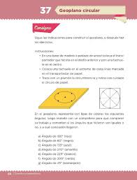 Descarga la guía del docente de matemáticas, documento donde encontrarás las respuestas de los ejercicios (solucionario) del libro de estudiantes de primero, segundo, tercero. Geoplano Circular Bloque Ii Leccion 37 Apoyo Primaria
