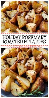 Roasted Rosemary Garlic Potatoes Recipe Potatoes Rosemary Garlic Potatoes Rosemary Roasted Potatoes
