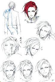Anime Hairstyles Male Braided Drawing Hairstyles Braid Profile Bun Male Boy Free Anime Art Drawings Art Reference Manga Drawing