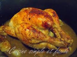 Poulet Roti En Cocotte Cuisine Simple Et Facile Poulet Roti En Cocotte Plats En Cocotte Poulet Roti