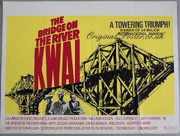 The present bridge has two of its central spans rebuilt. The Bridge On The River Kwai Original Vintage Film Poster Original Poster Vintage Film And Movie Posters