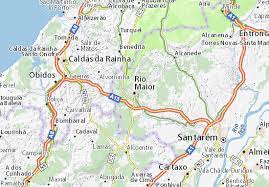 Investir em rio maior vale a pena! Michelin Rio Maior Map Viamichelin