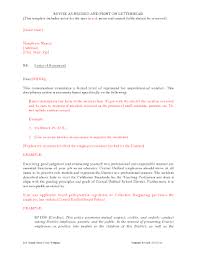Before writing a letter of reprimand make sure that all the facts are accurate and ask for an accusation. Step 4 Letter Of Reprimand Template Pdf