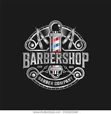 Barbershop Logo Vintage Classic Style Salon Fashion Haircut Pomade Badge Icon Simple Minimalist M Logotipo Do Barbeiro Ideias Para Barbearias Logotipo Vintage