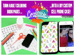 Color me posters for family (33.08 x 46.5 in) 4.6 out of 5 stars. Upcycled Diy Phone Case From Adult Coloring Pages Free Printables Plaid Online