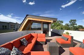 Modern design house with huge terrace and pool. 15 Modern Roof Terrace Designs Featuring Breathtaking Views