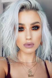 Makeup Silver Hair Color Rock Hairstyles Hair Makeup