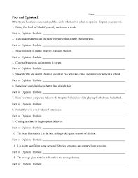 Printable answer sheet templates for teachers, homeschooling parents, and students. Fact And Opinion Worksheets Ereading Worksheets