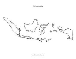 This Printable Outline Map Of Indonesia Is Useful For School Assignments Travel Planning And More Free To Download And Print Peta Dunia Estetika Bunga Peta