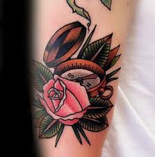 Compas are becoming very common designs. 40 Traditional Compass Tattoo Designs For Men Old School Ideas