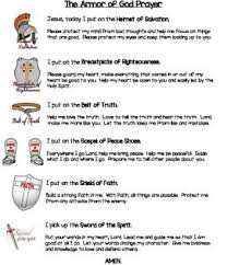 The Armor Of God Prayer Armor Of God Lesson Armor Of God Bible Study Lessons
