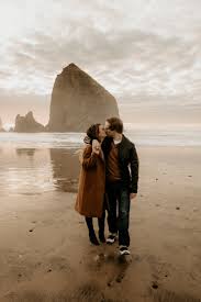 Cannon Beach Engagement Photography Elopement Intimate Wedding Photographer Cannon Beach Photography Engagement Photography Beach Beach Engagement