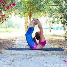 Abbey Bates On Instagram Dhanurasana Bow Pose I Think This Is The Deepest I Have Ever Gotten Into Full Bow It S All About Using Your Legs To Kick Up An