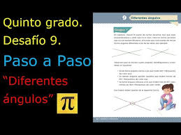 Doscientos siete mil ocho, y ciento veinticuatro mil doscientos treinta y. Quinto Grado Desafio 9 Angulos Paso A Paso Youtube