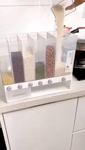 Wall Mounted Dry Food Dispenser Video Home Decor Hooks Kitchen Room Design Kitchen Furniture Design